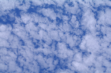 blue sky with white clouds