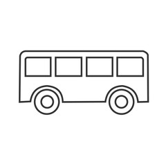 bus icon vector illustration for website and graphic design symbol