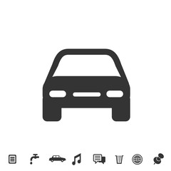 car icon vector illustration for website and graphic design symbol