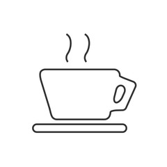 coffee cup icon vector illustration for website and graphic design symbol