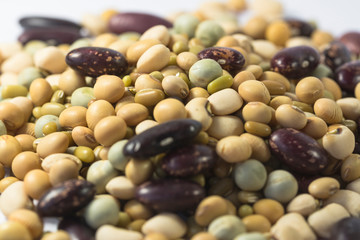 The beans are mixed together