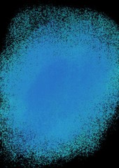 blue water colour spot