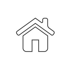 home icon vector illustration for website and graphic design symbol