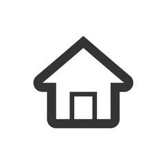 home icon vector illustration for website and graphic design symbol