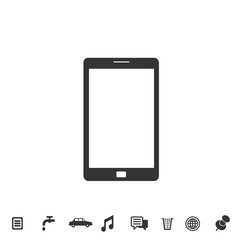 smartphone icon vector illustration for website and graphic design symbol