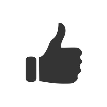 Thumbs Up Icon Vector Illustration For Website And Graphic Design Symbol