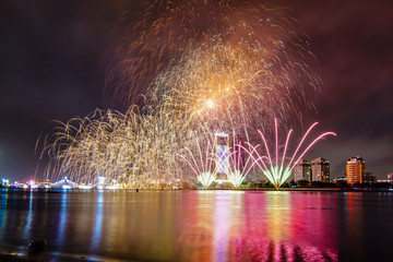 Da Nang firework festival which is a very famous festival of the city.