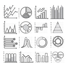 Set of elements for info graphics, charts, graphs, diagrams