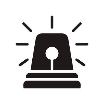 recommend clip art: Siren icon in trendy flat style design. Vector graphic illustration. Suitable for website design, logo, app, and ui. EPS 10.