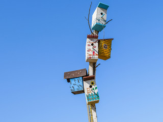 Birdhouses, houses for birds