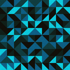 Seamless pattern with random colored triangles Generative Art background illustration