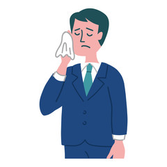 スーツ　男性　ヒヤヒヤ