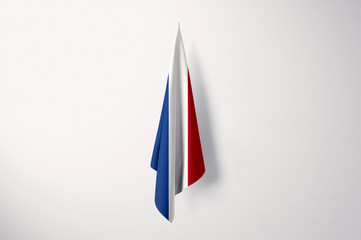 Netherlands Flag Hanging Isolated with Copy Space - 3D Illustration