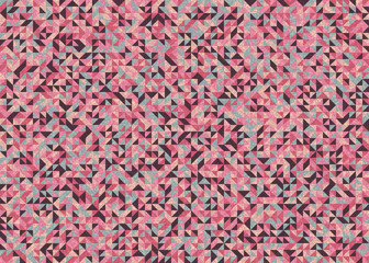 Pattern with random colored triangles Generative Art background illustration