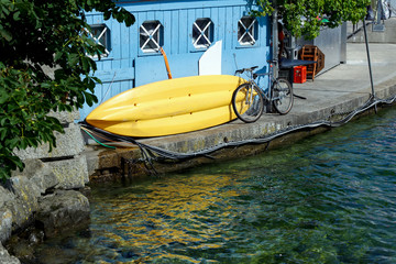 Sur les rives du lac de Genève