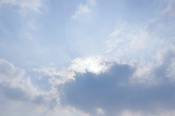 Fototapeta premium blue sky with white clouds