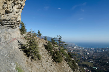 View from the cliff of Stavri Kaya