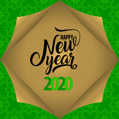 happy new year 2020 card