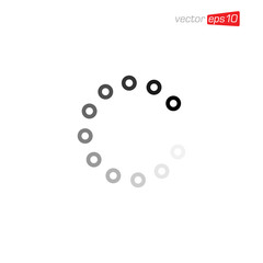 Loading Sign Icon Vector Template