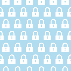 Fototapeta premium key to my heart seamless pattern