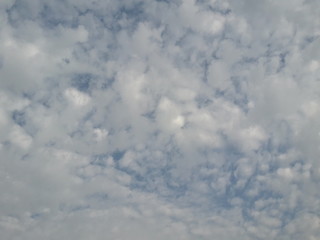 white clouds in the sky