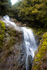 Fototapeta na wymiar Andrew the First-Called Waterfall, Sarpi, Georgia
