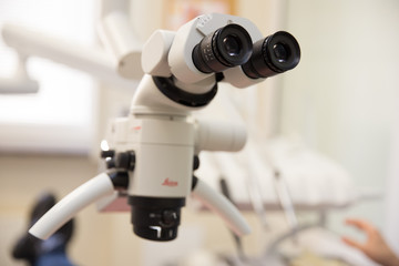 Dentistry, dentist and patient. Dental office.