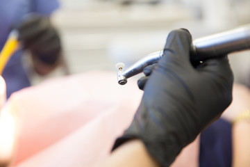 Dentistry, dentist and patient. Dental office.