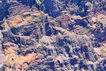Dry Lava Basaltic Rock