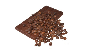 chocolate isolated on white background