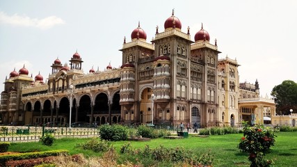Fototapeta na wymiar Mysore Palace in Mysore, Karnataka state in India