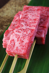 松阪肉の牛串