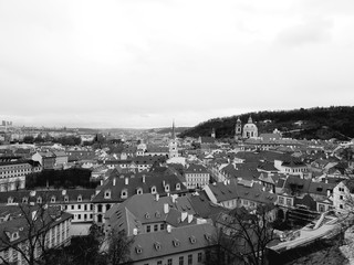 Prag, schwarz-weiß