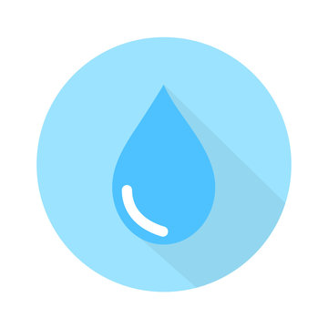Drops of water falling from the sky Is rain.vector illustration and icon