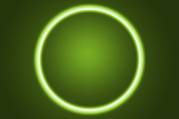 Fondo de un eclipse verde con luz.