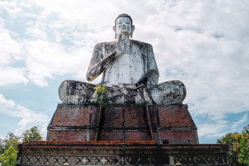 Obraz premium Big Buddha sitting in Battambang Cambodia 