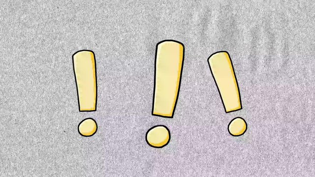Ausrufezeichen Animation Cartoon