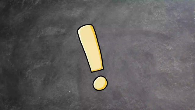 Ausrufezeichen Animation Cartoon