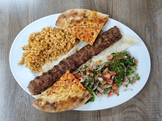 Turkish kebab adana, urfa, sish kebab