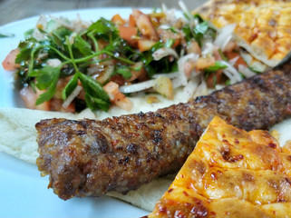 Turkish kebab adana, urfa, sish kebab