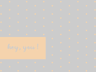 Colorful bright abstract background with dots layered in abstract modern art style pattern, textured wallpaper. Postcard with simple text.