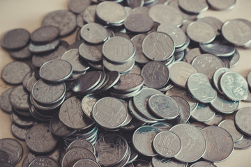 pile of coins