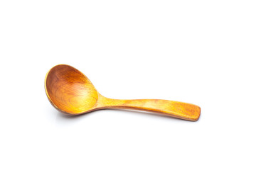 Wooden Spoon isolated on white background