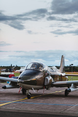 Military vintage jet 