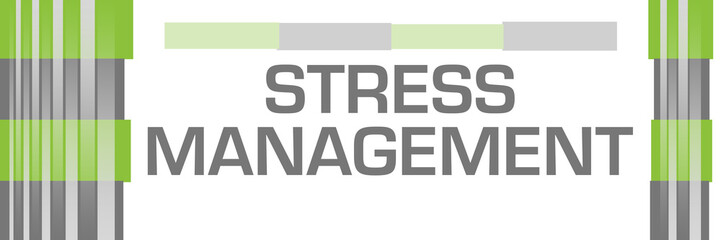 Stress Management Green Grey Bars Both Sides 