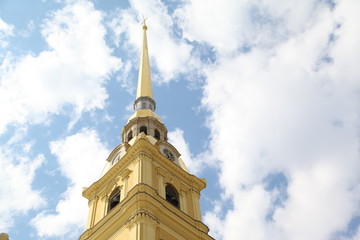 Peter and Paul cathedral in fortress in St. Petersburg, Russia