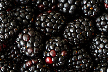 Fresh blackberries, background