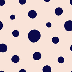 Abstract dots seamless repeat pattern for wrapping paper, phone case, wallpaper, pillows, decor, curtains.