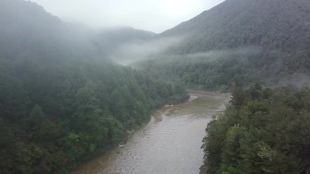 4k aerial view New Zealand 