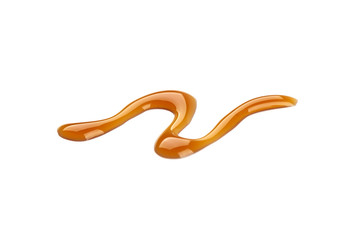 Dark syrup, isolated on white background